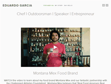Tablet Screenshot of chefeduardo.com